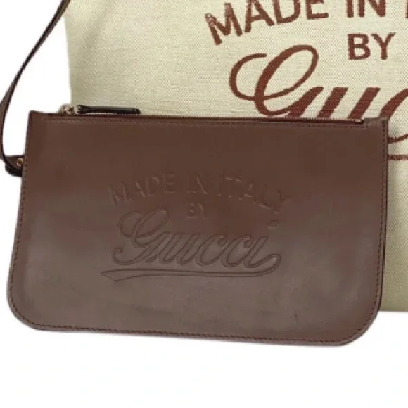 Hot Find! Gucci Signature Tote - Rare Collectable, Made in Italy, Like New - Picture 8 of 15